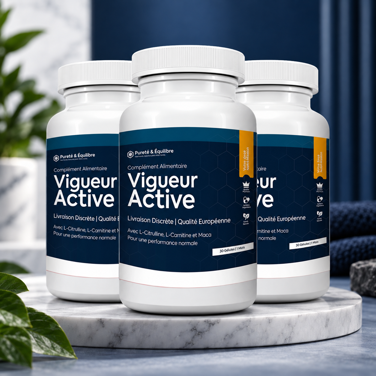 Vigueur Active three bottles