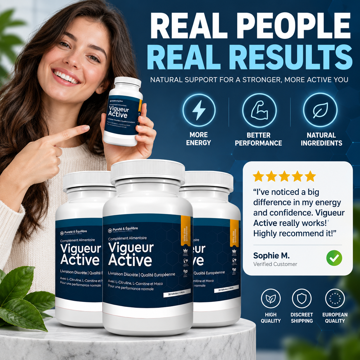 Vigueur Active customer review graphic